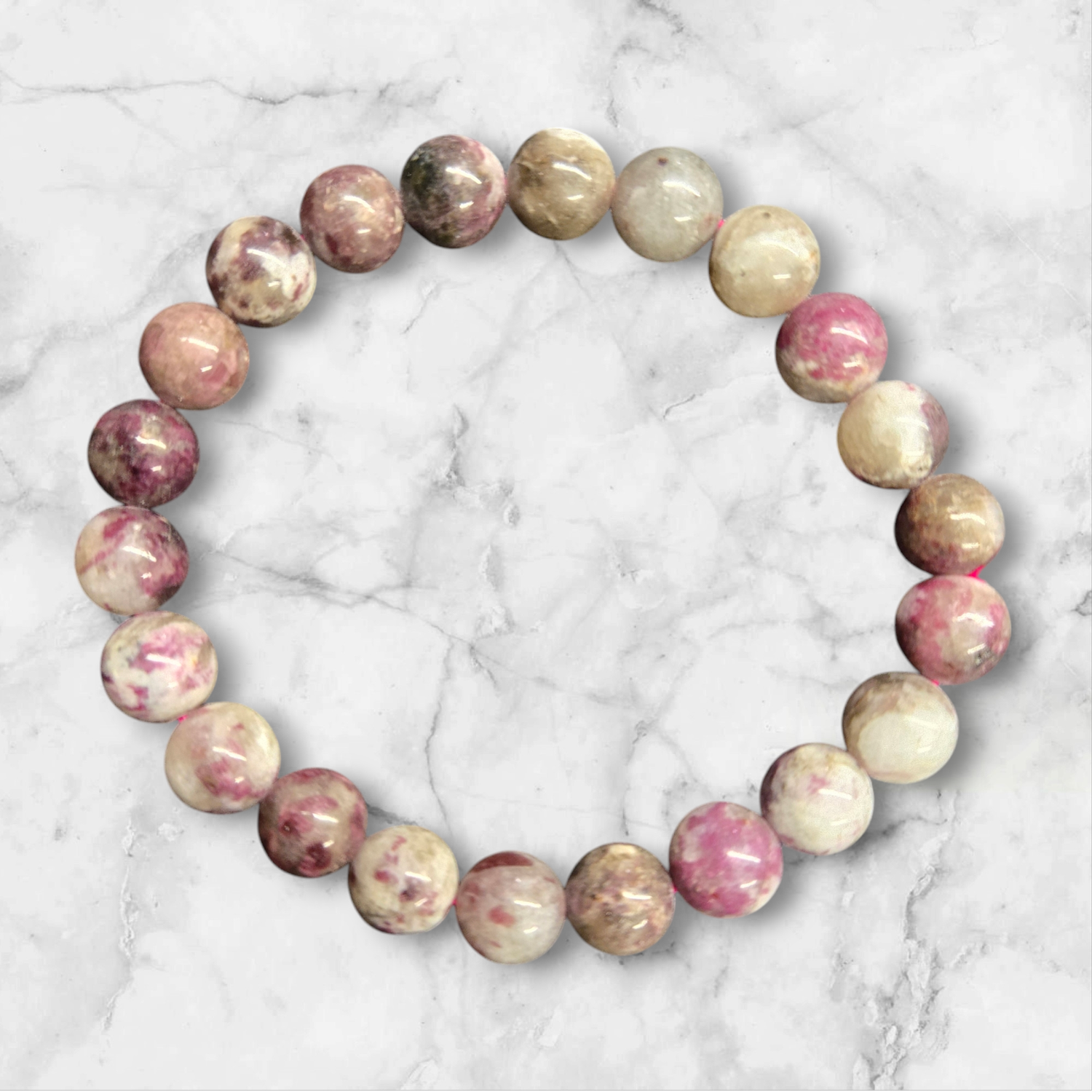 RED TOURMALINE 8MM BRACELET