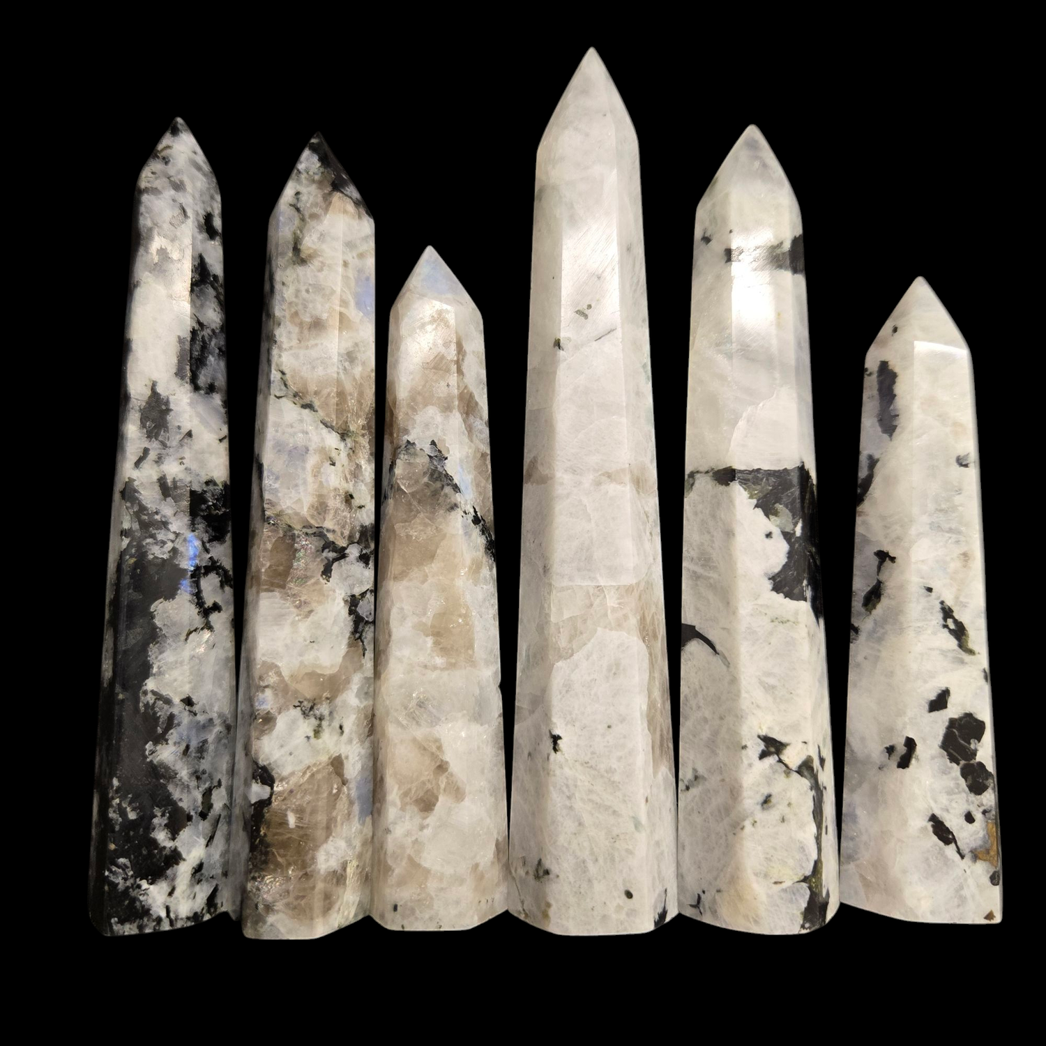RAINBOW MOONSTONE POINTY TOWER