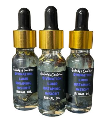 DIVINATION, LUCID DREAMING, INSIGHT RITUAL OIL 1/2OZ