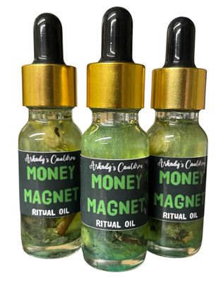 MONEY MAGNET RITUAL OIL 1/2OZ