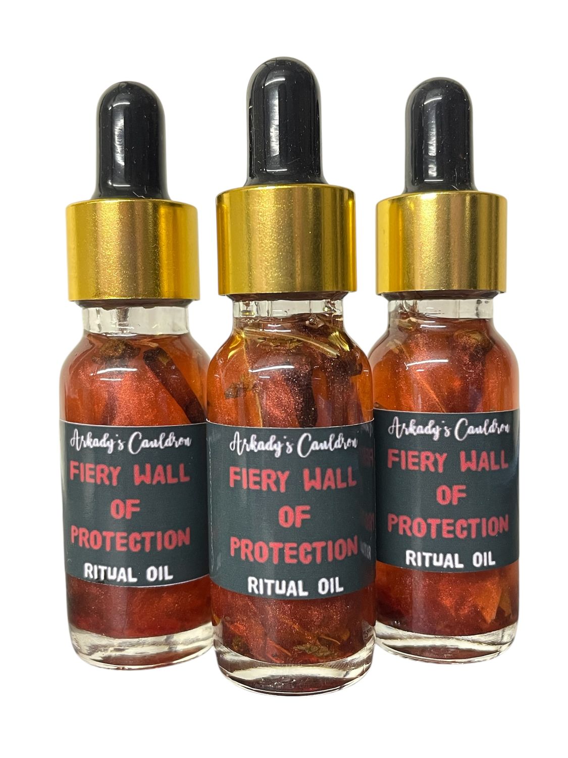 FIERY WALL OF PROTECTION RITUAL OIL 1/2OZ