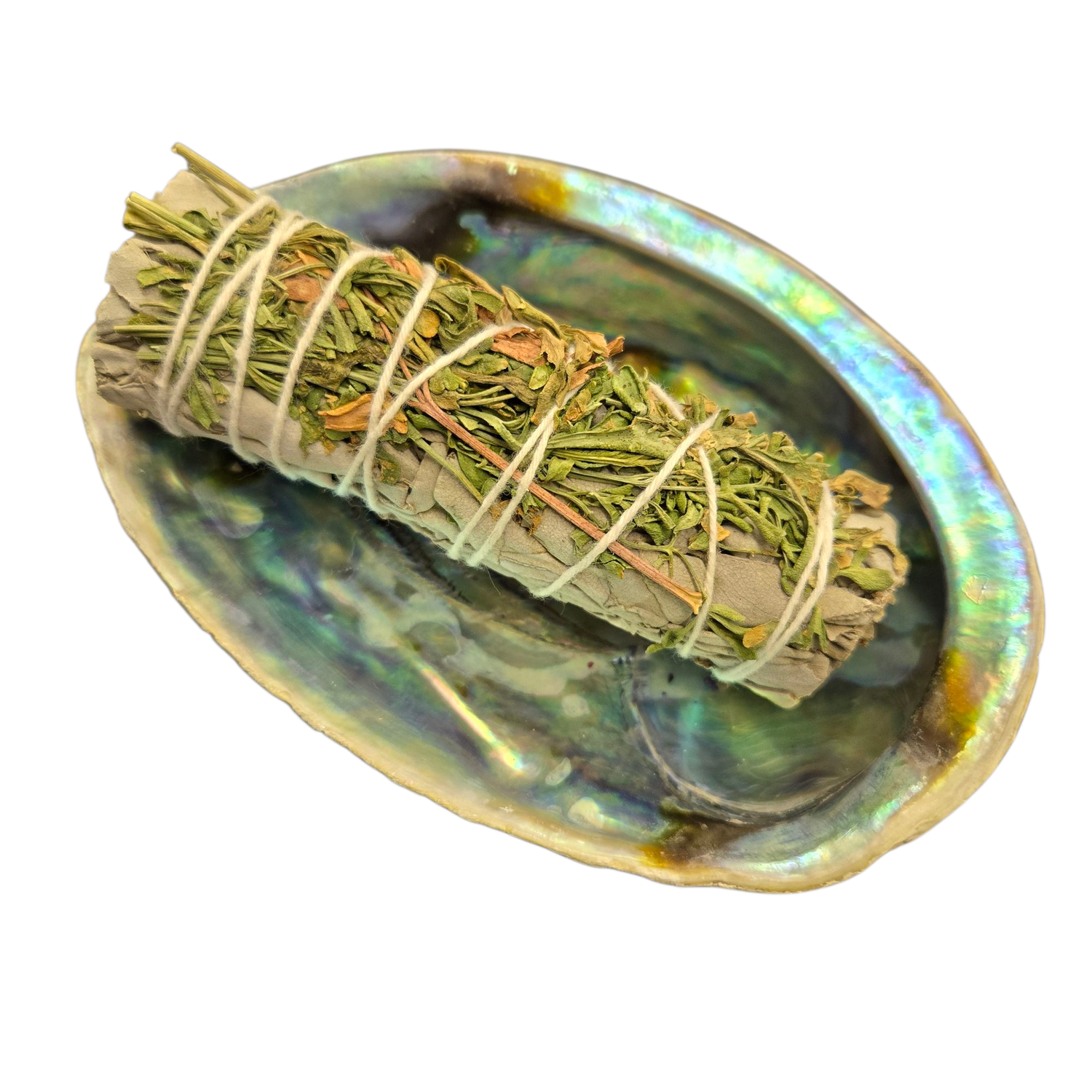 WHITE SAGE &amp; RUE SMUDGE STICK