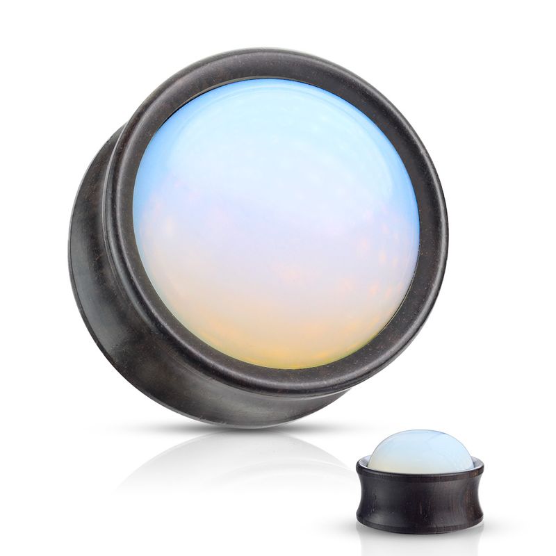 OPALITE/WOOD DOUBLE FLARES