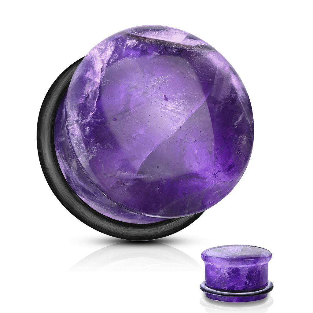 AMETHYST DOME PLUGS