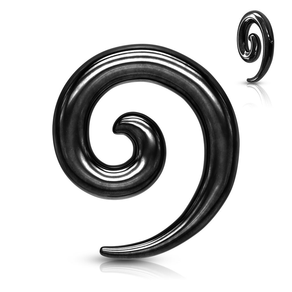 BLACK STEEL SPIRAL TAPERS