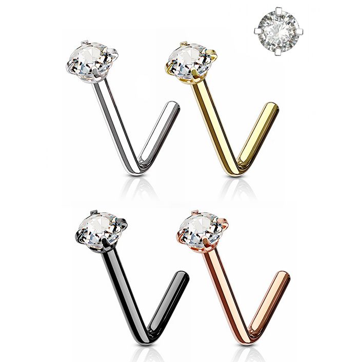 4PK GEM NATURAL L-BEND 316L