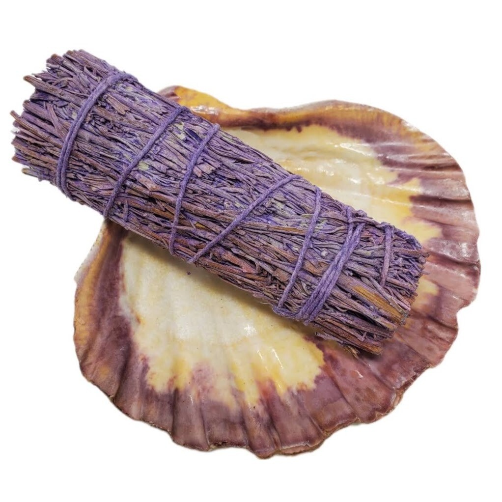4" LAVENDER &amp; BLUE SAGE SMUDGE