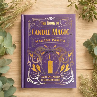 The Book of Candle Magic by Madame Pamita hardcover book front cover