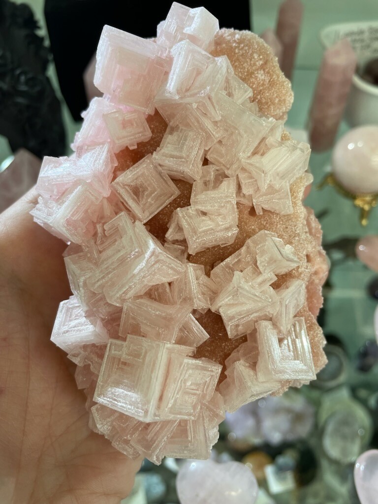 PINK HALITE SPECIMEN