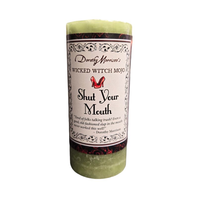 SHUT YOUR MOUTH PILLAR CANDLE