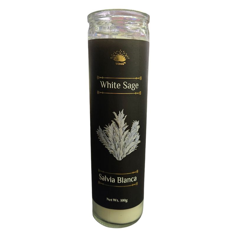 WHITE SAGE RITUAL JAR CANDLE