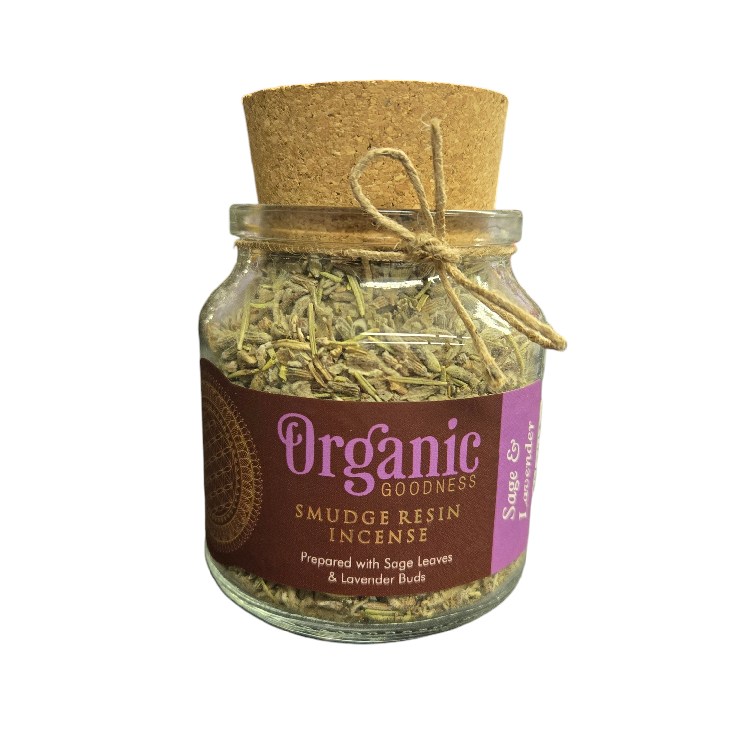 SAGE &amp; LAVENDER ORGANIC SMUDGE RESIN INCENSE