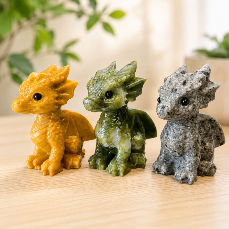 3.2" CRYSTAL DRAGON