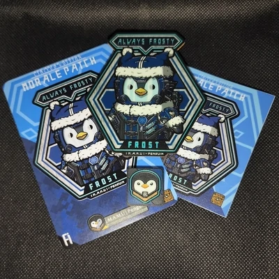 |M.A.M.U|-Penguin LE Morale Patch ALWAYS FROSTY GITD