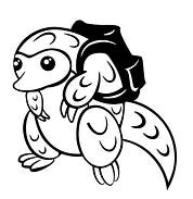 Pangolin with packs