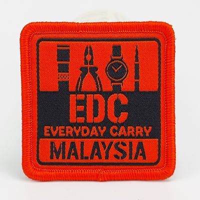 EDC Malaysia woven patch OREN