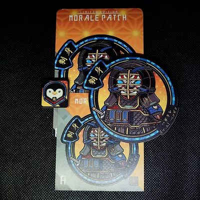 |M.A.M.U|-Penguin LE Morale Patch SASHIMI ver Asanoha