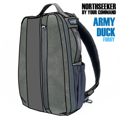 Northseeker by your command - Furry (10.10oz Army duck)