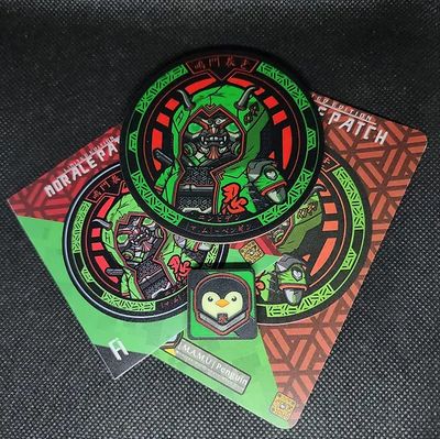 |M.A.M.U|-Penguin LE Morale Patch NARUTOMAKI ver Cyberpunk