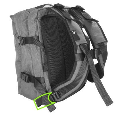Backpack shoulder strap webbing replacement