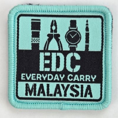 EDC Malaysia 2026 woven patch - Mint Choc