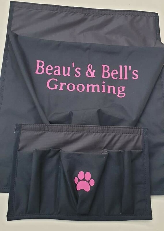  Fur bin and table tidy with vinyl print