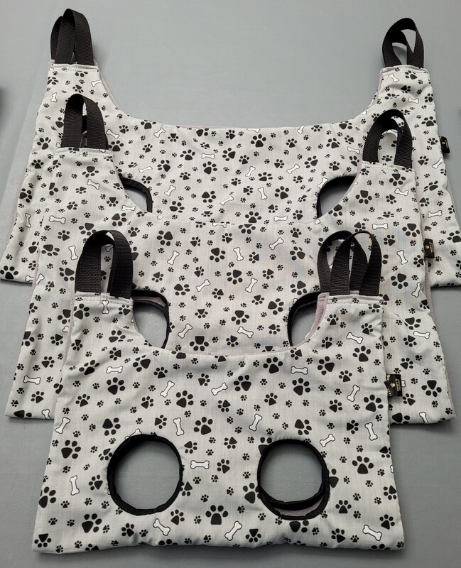 Cradles/ hammocks hair resistant lining, dog grooming
