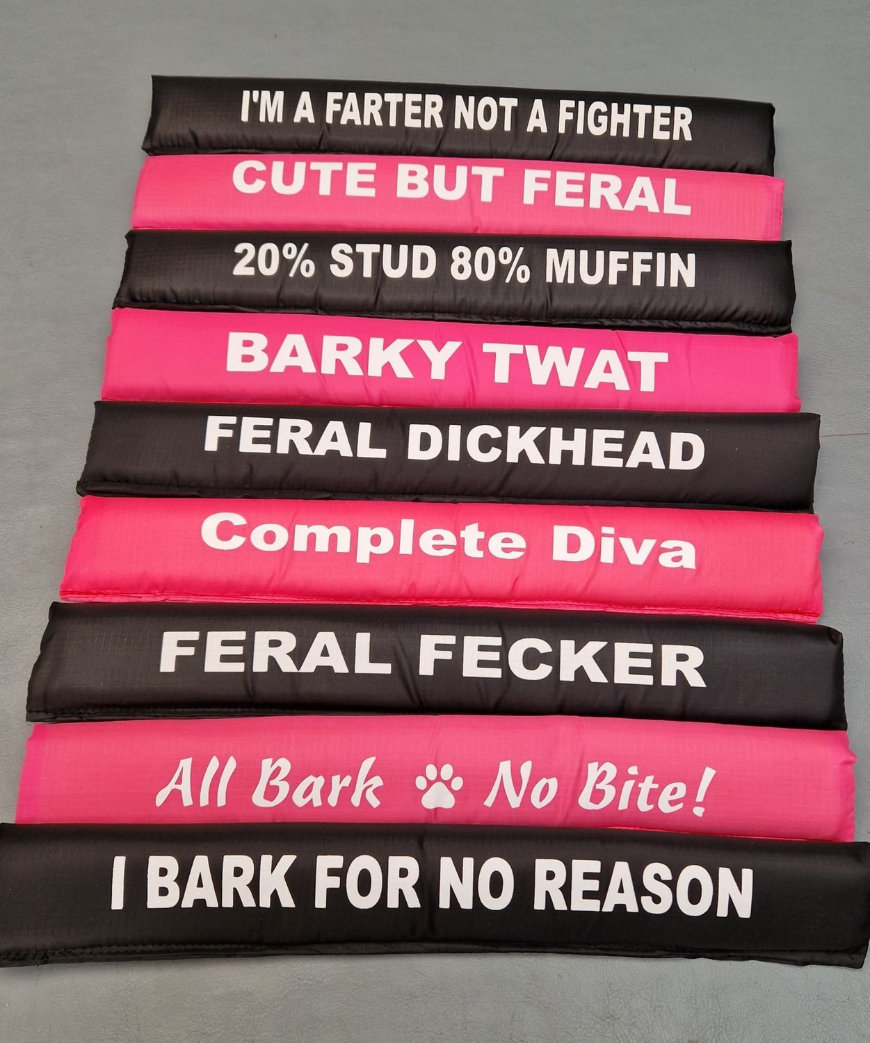 Lead sleeve, custom double message 