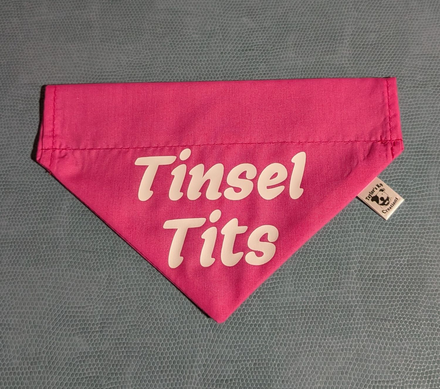 Christmas bandana, tie on type 