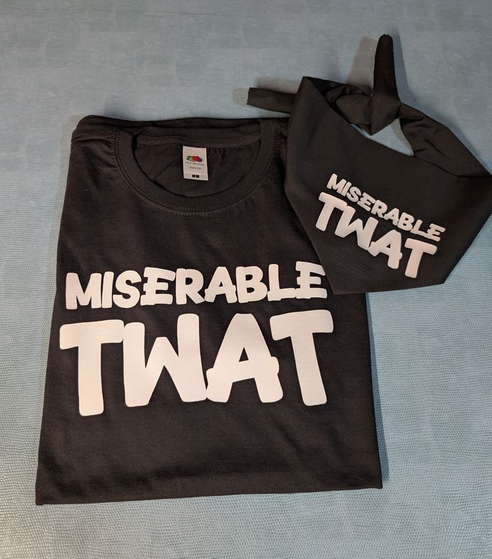 T shirt and matching bandana