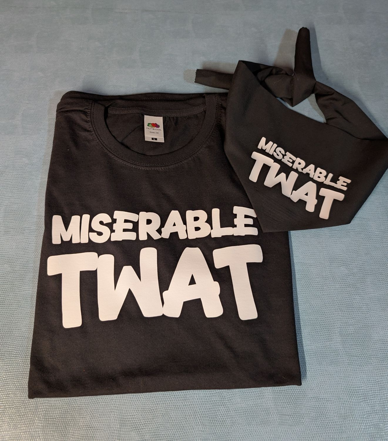 T shirt and matching bandana