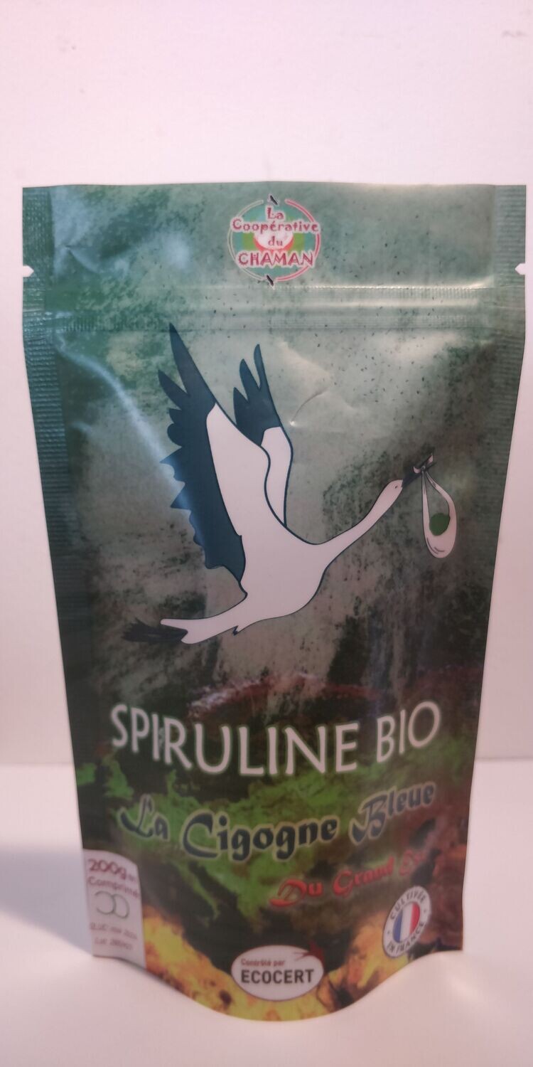 02 Comprimés - Spiruline Bio et Locale du Nord Est - 100g