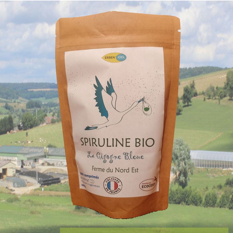 Spiruline en paillette