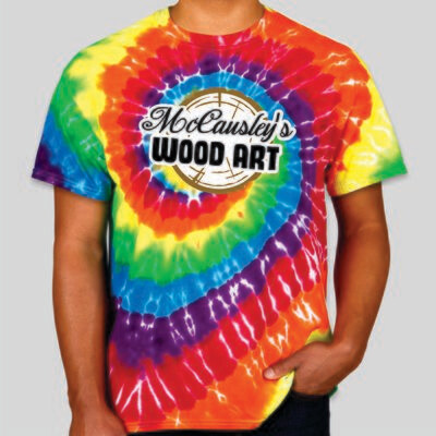 McCausley Wood Art Tie Dyed T-Shirts