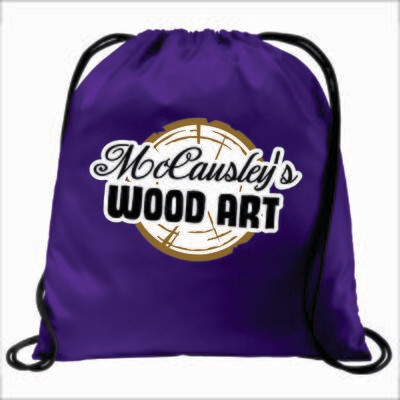 McCausley Wood Art Drawstring Bag