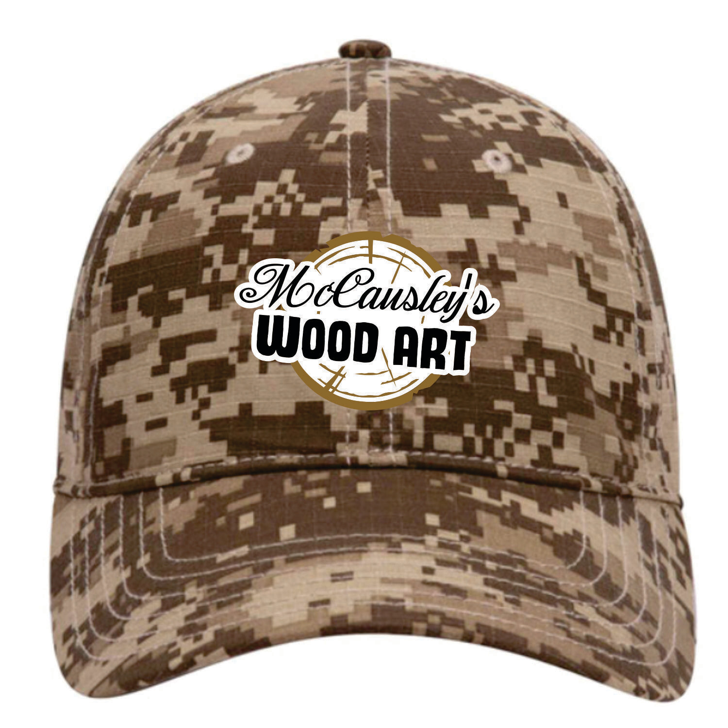 McCausley Wood Art Tan Digital Camo Hats