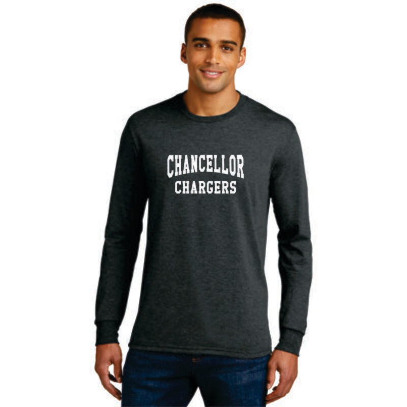 12- CHS Text Tri-Blend Long Sleeve T-Shirt *2 Color Options*