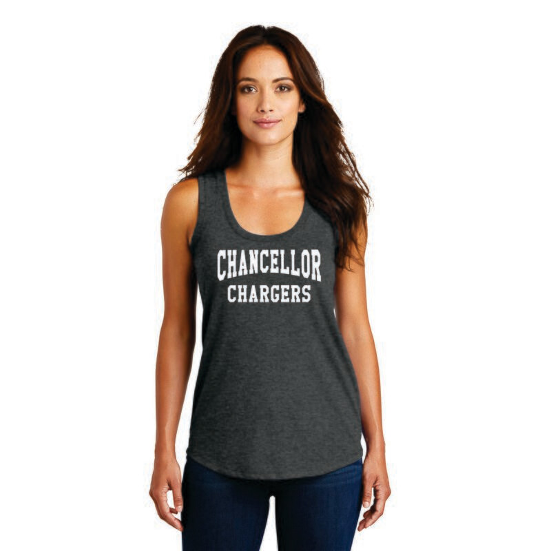 27- CHS Text Ladies Tank Top *2 Color Options*