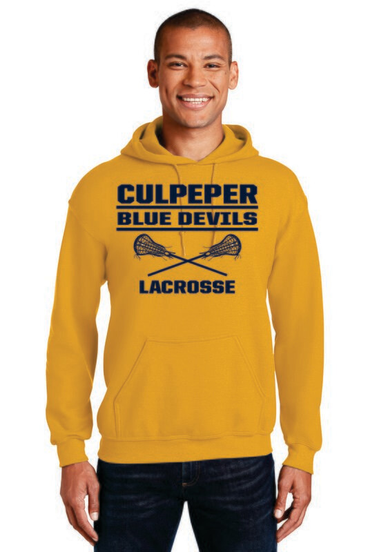 10-Culpeper Lacrosse Crossed Sticks Hoodie *2 Color Options*