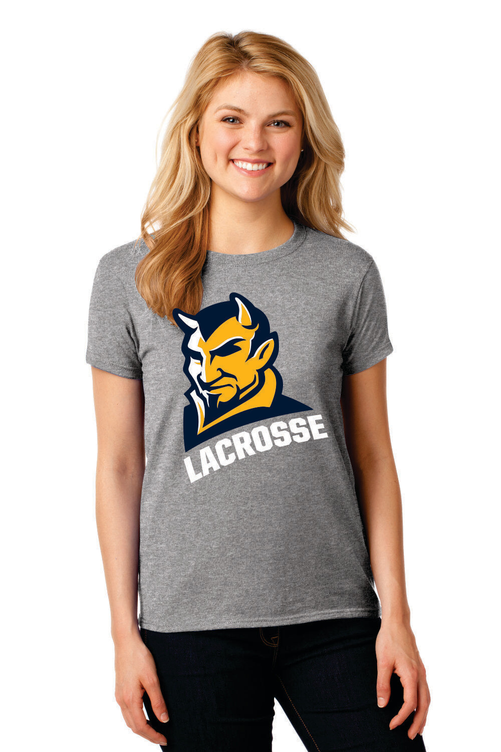 06-Culpeper Lacrosse Mascot Ladies T-Shirt