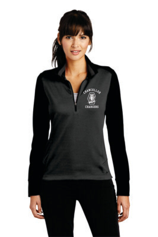 36- CHS Nike Ladies Dri-Fit 1/2 Zip Cover-Up