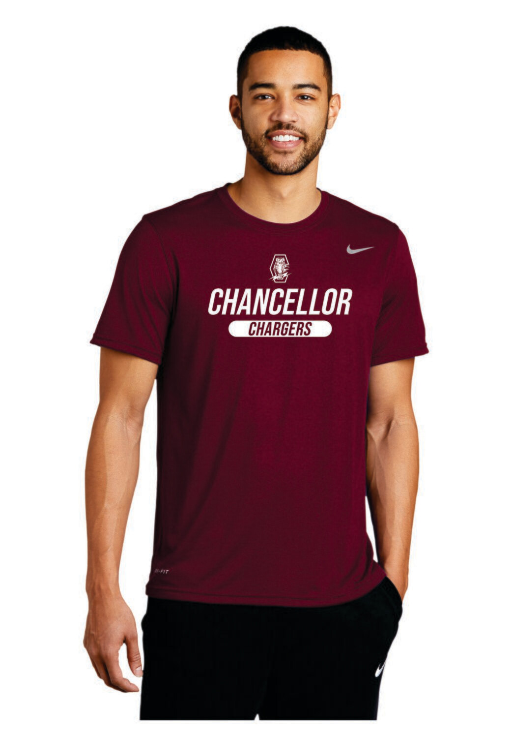 32- CHS Modern Track Nike Legend Tee