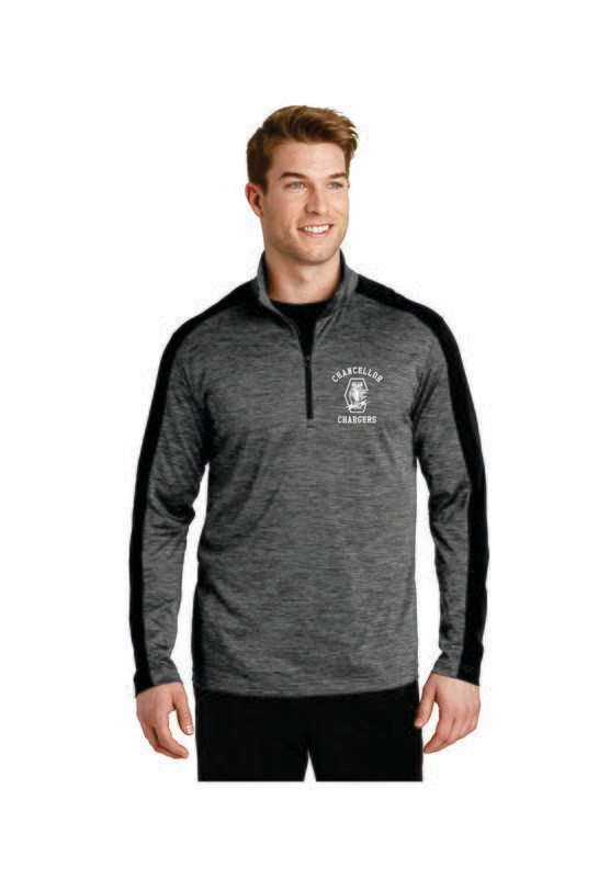 38 - CHS Heather 1/4 Zip Pullover