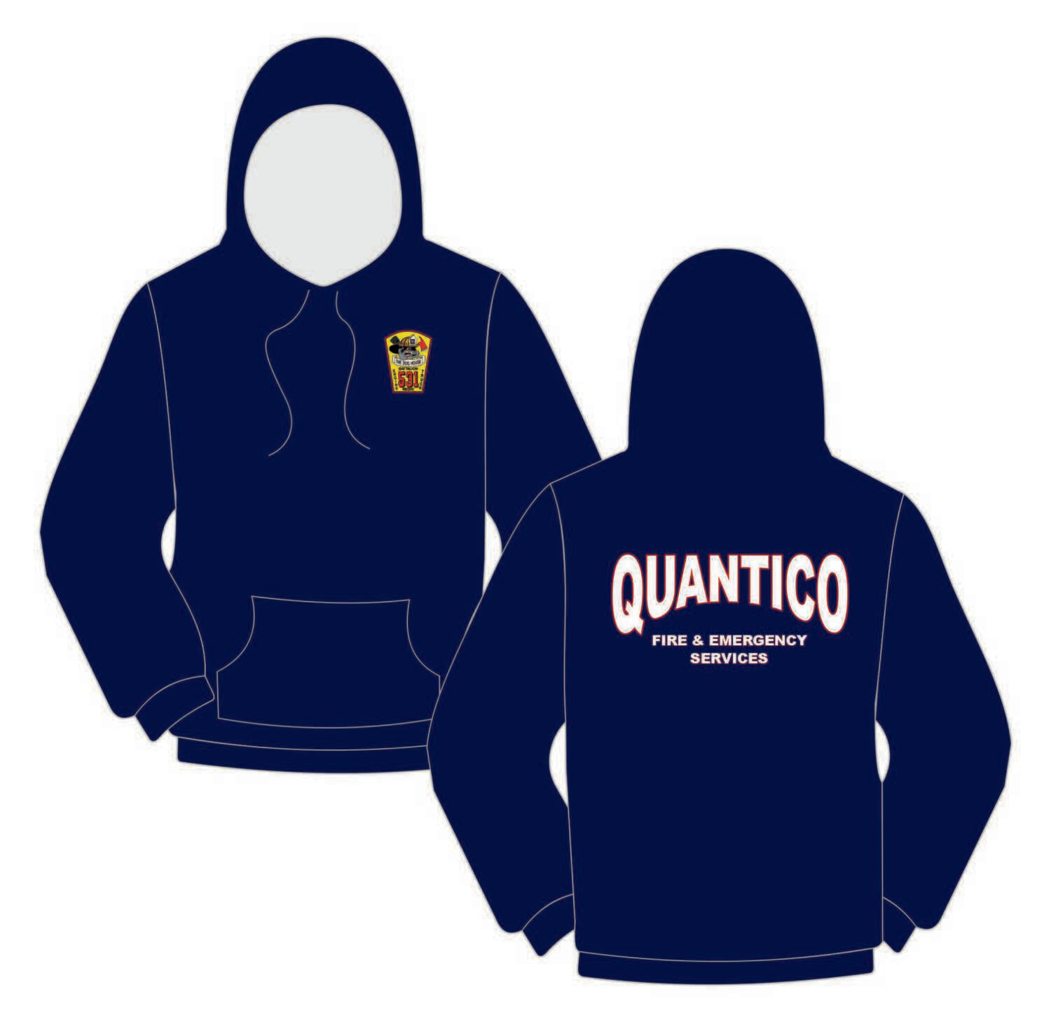 05- QFES FLEECE - Station Prints