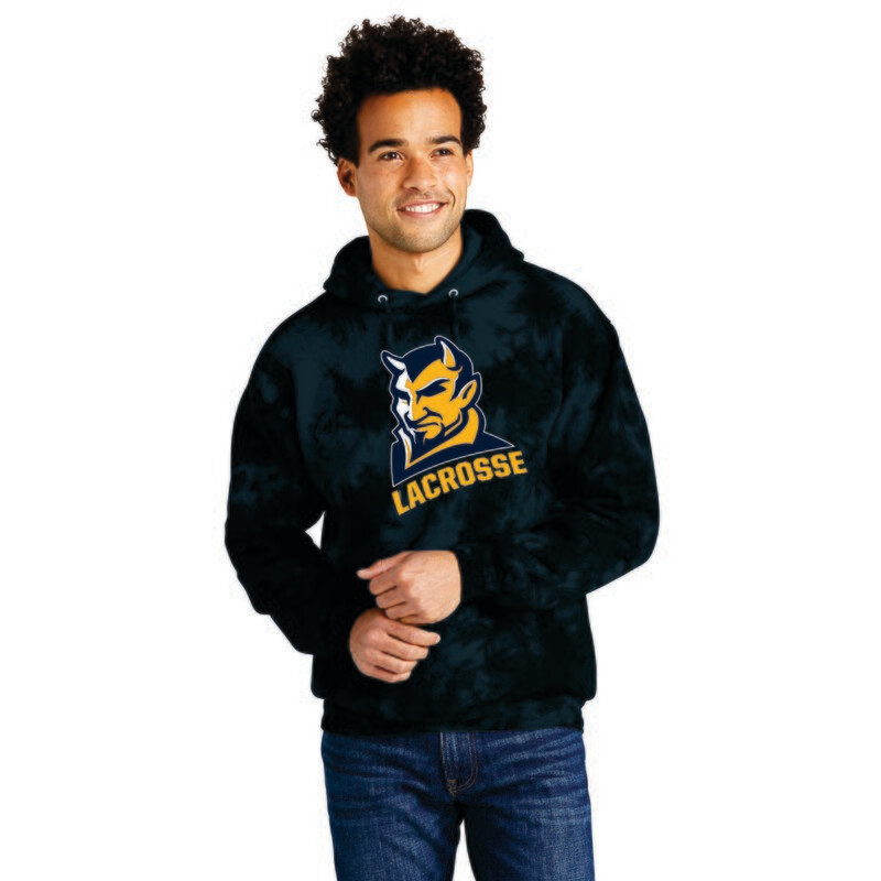 16-Culpeper Lacrosse Mascot CRYSTAL Dyed Hoodie