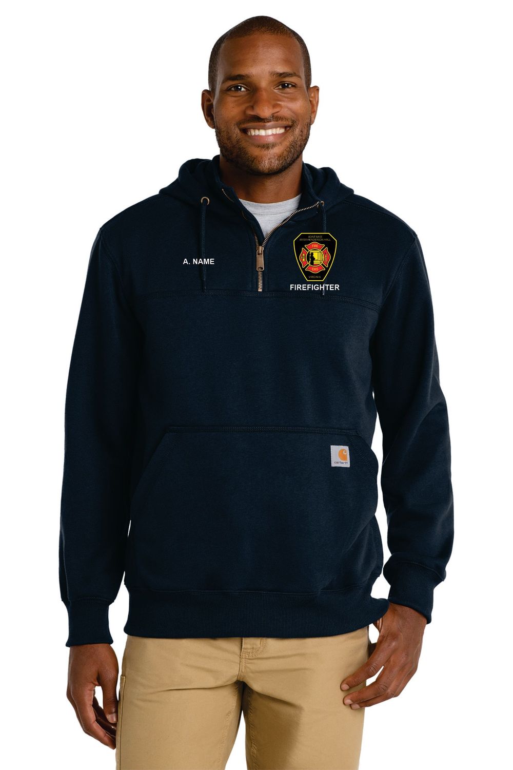 03-Fort Myer Carhartt Embroidered 1/4 Zip