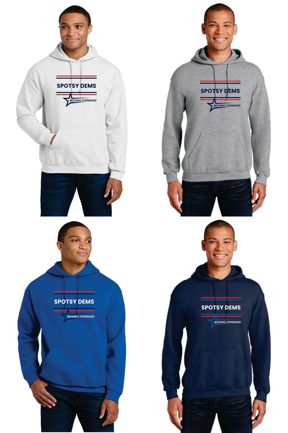 5-Spotsy VA Dems Hooded Sweatshirt