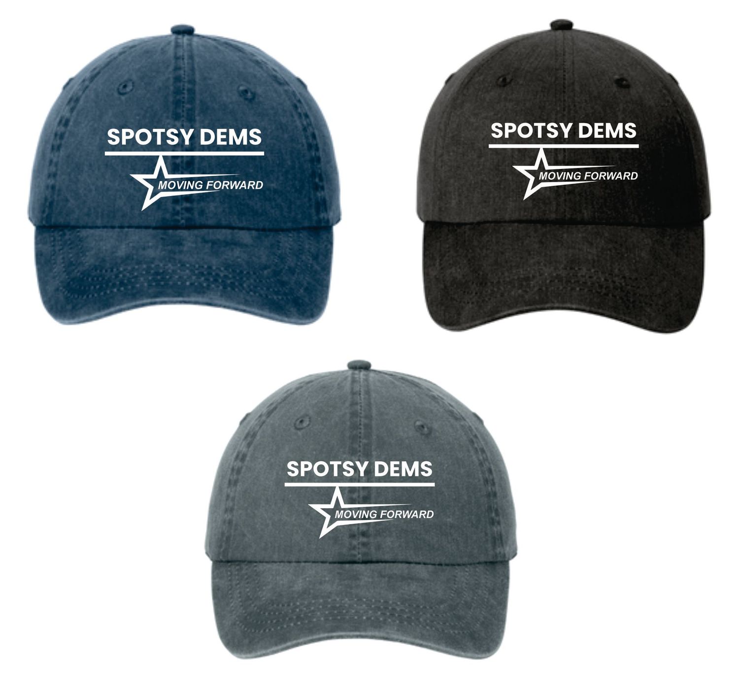 Spotsy VA Dems Relaxed Fit Hat