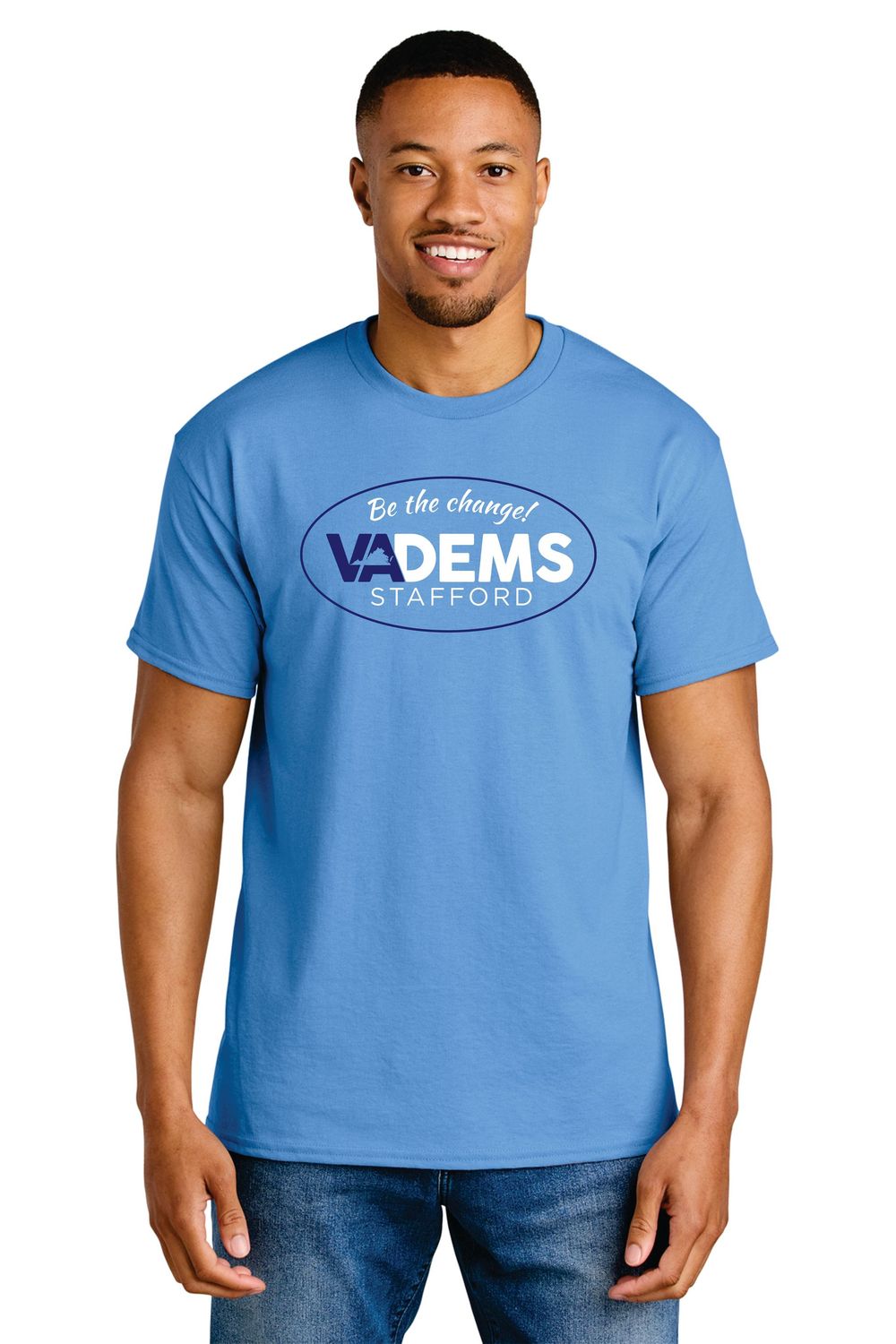 01- Stafford VA Dems Crewneck T-Shirt