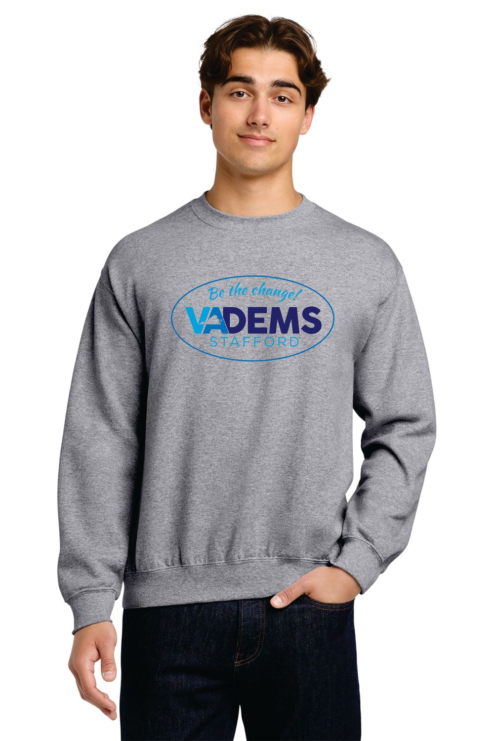 05-Stafford VA Dems Crewneck Sweatshirt